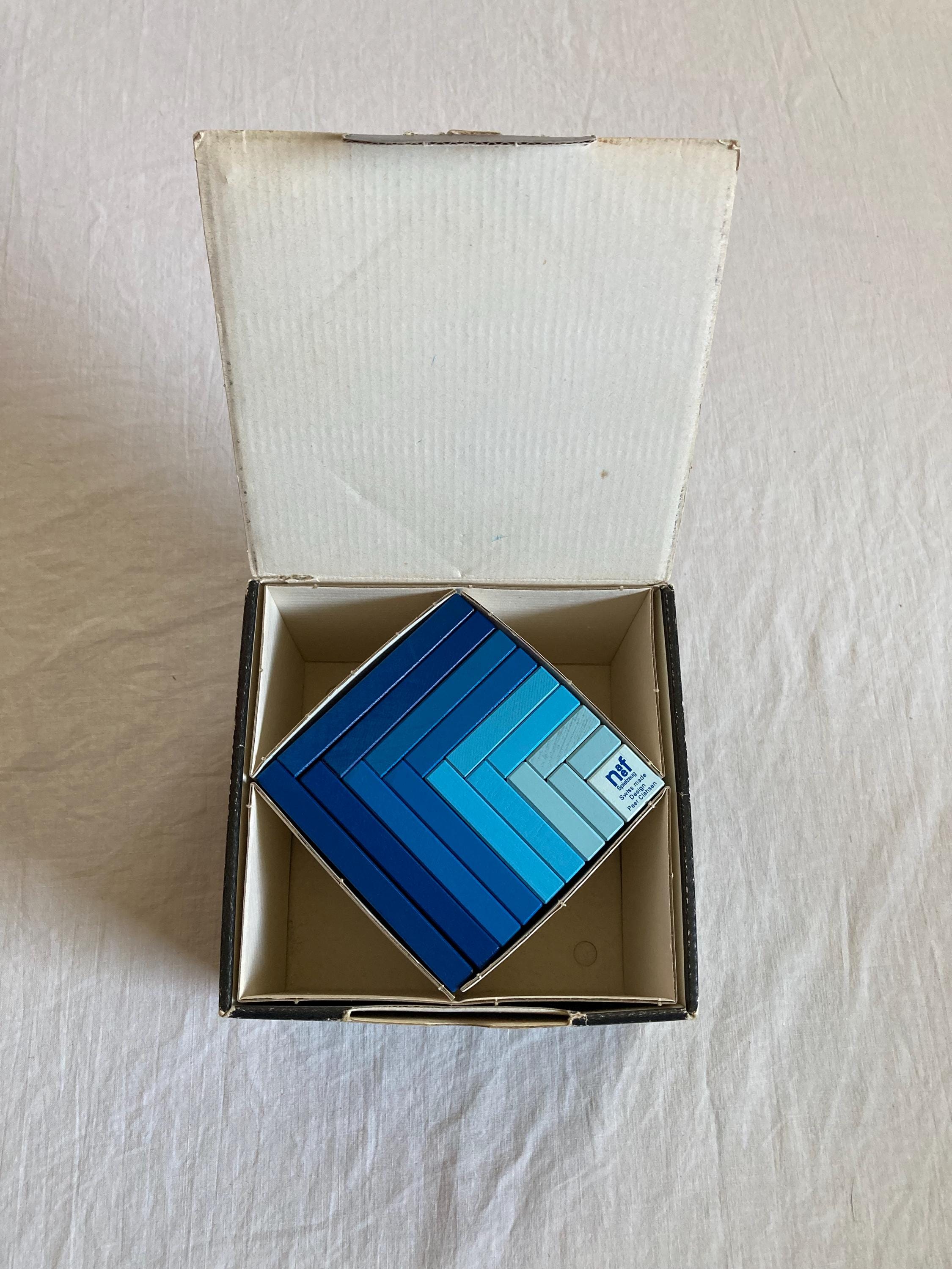Vintage Naef Spielzeug Blue Cella Swiss Made Design Peer Clahsen