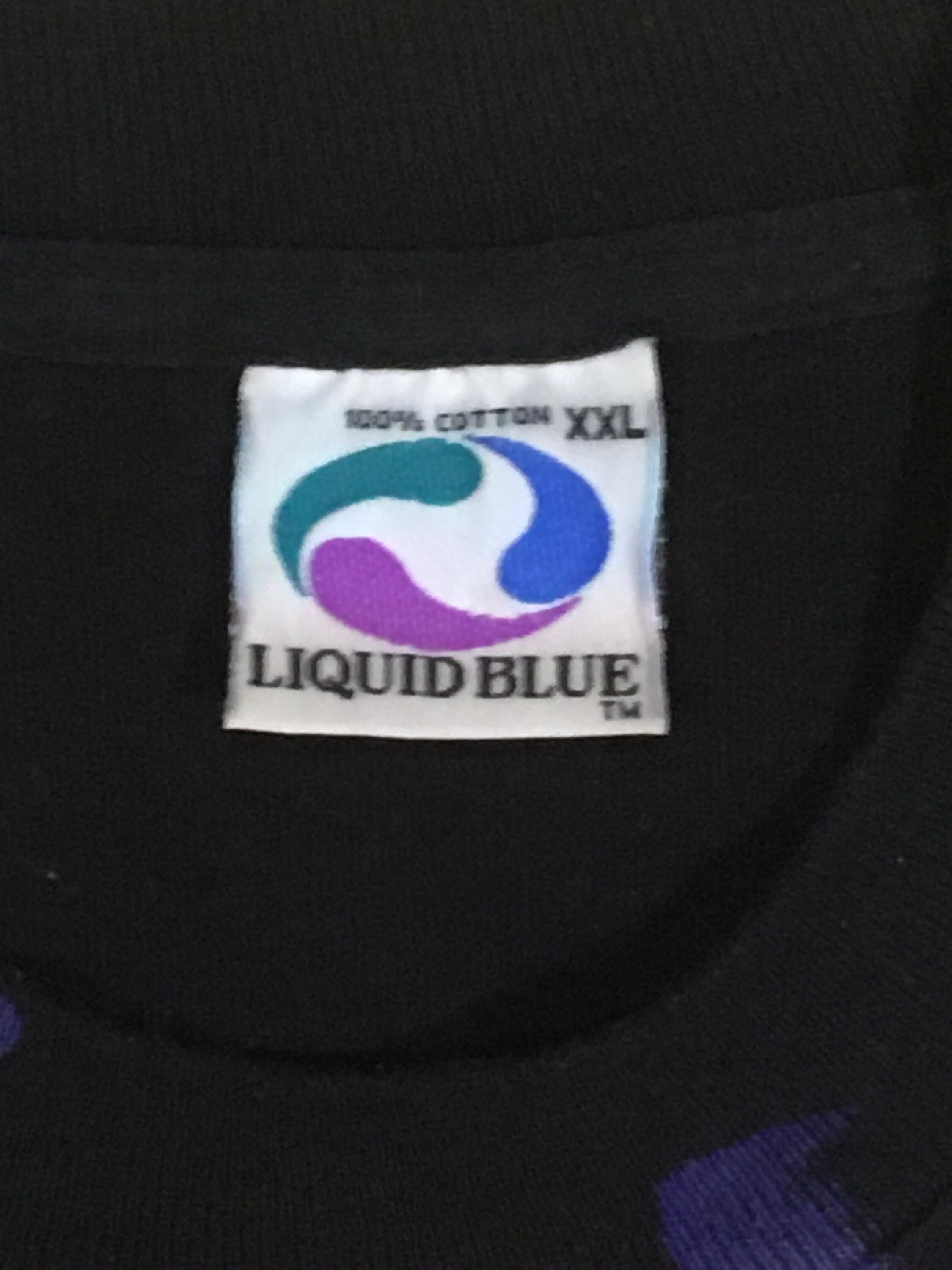 Vintage 90s 1993 Liquid Blue Dragon Slaying Knight Rider All Over