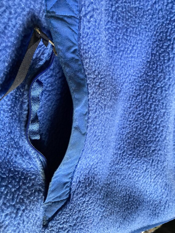 Vintage 90s 1991 Patagonia Womens Full Zip up Blue Fleece Jacket