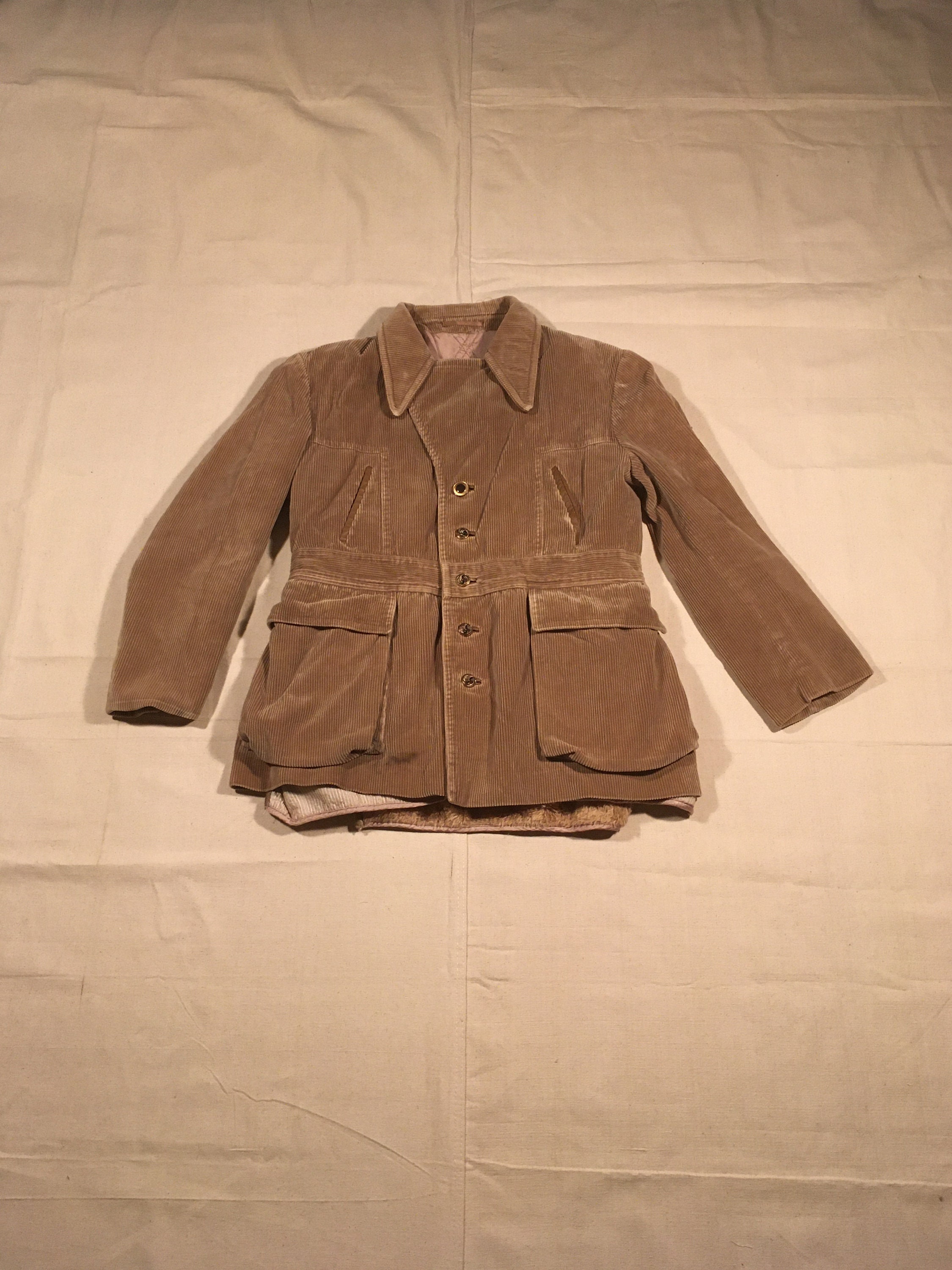 Vintage 70s Car Coat JC Penney Towncraft Brown Corduroy Belt Vintage 70s Car Coat JC Penney Towncraft Brown Corduroy Belt