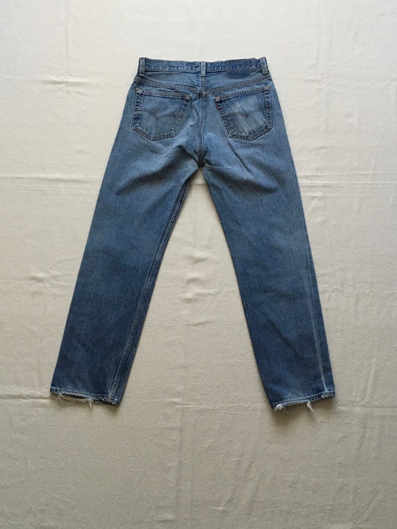 vintage levis 501 made in usa blue jeans 32 x 29 - image 8