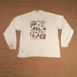 vintage 90s 1999 olympia film festival tae won yu art long sleeve t shirt