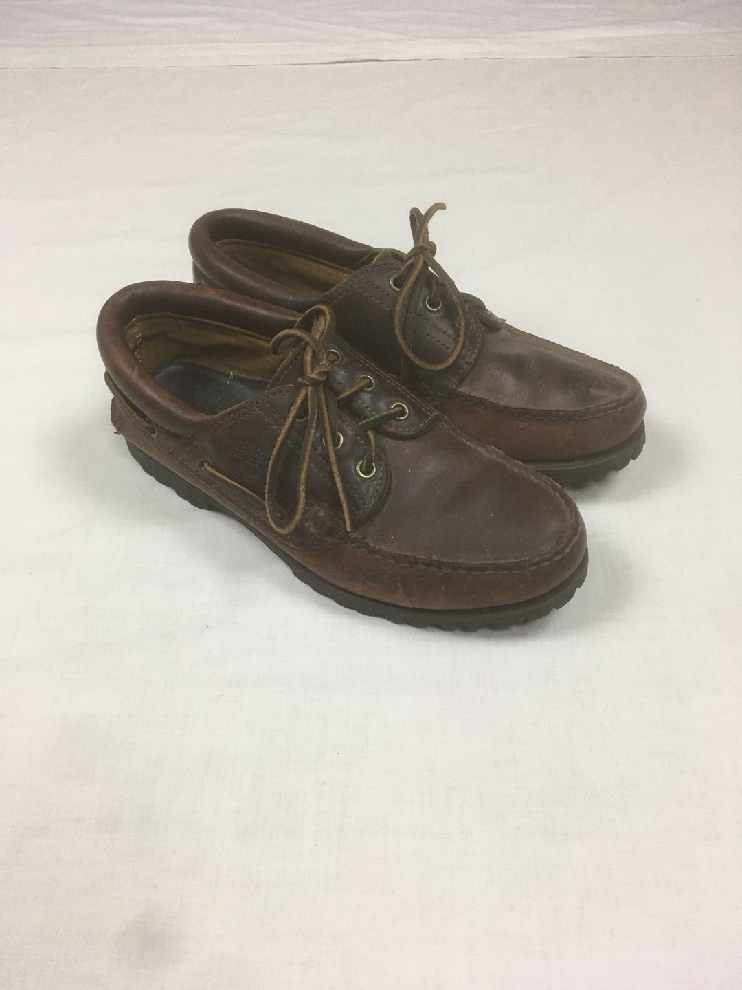 Vintage 90s Timberland 3 Eye Classic Lug Moc Toe Boat Shoes Vintage 90s Timberland 3 Eye Classic Lug Moc Toe Boat Shoes