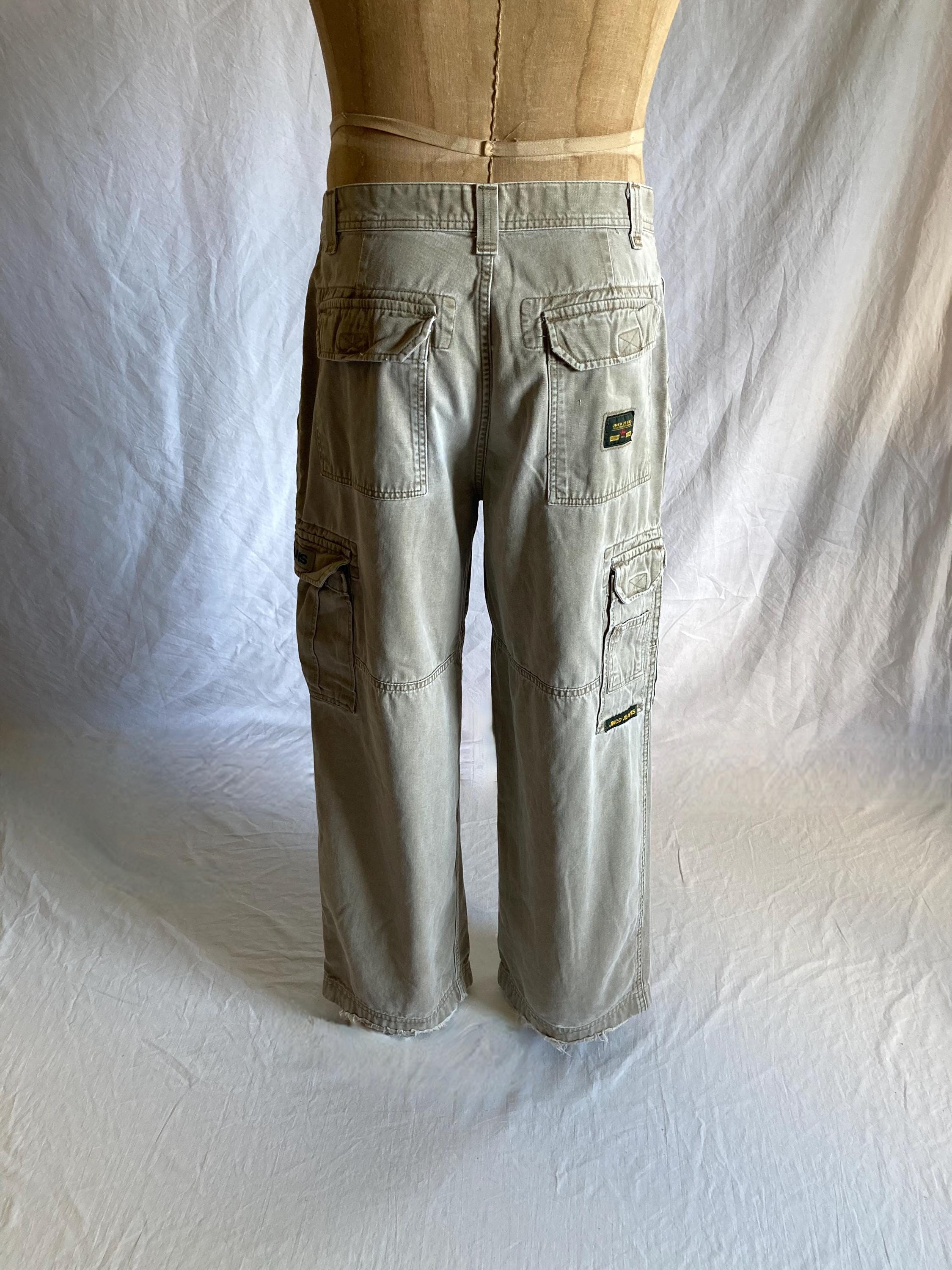 パンツ 90s Jnco jeans baggy cargo pants Vintage Jnco Jeans Baggy Flaming Crown Cargo Pants 32 Oversize