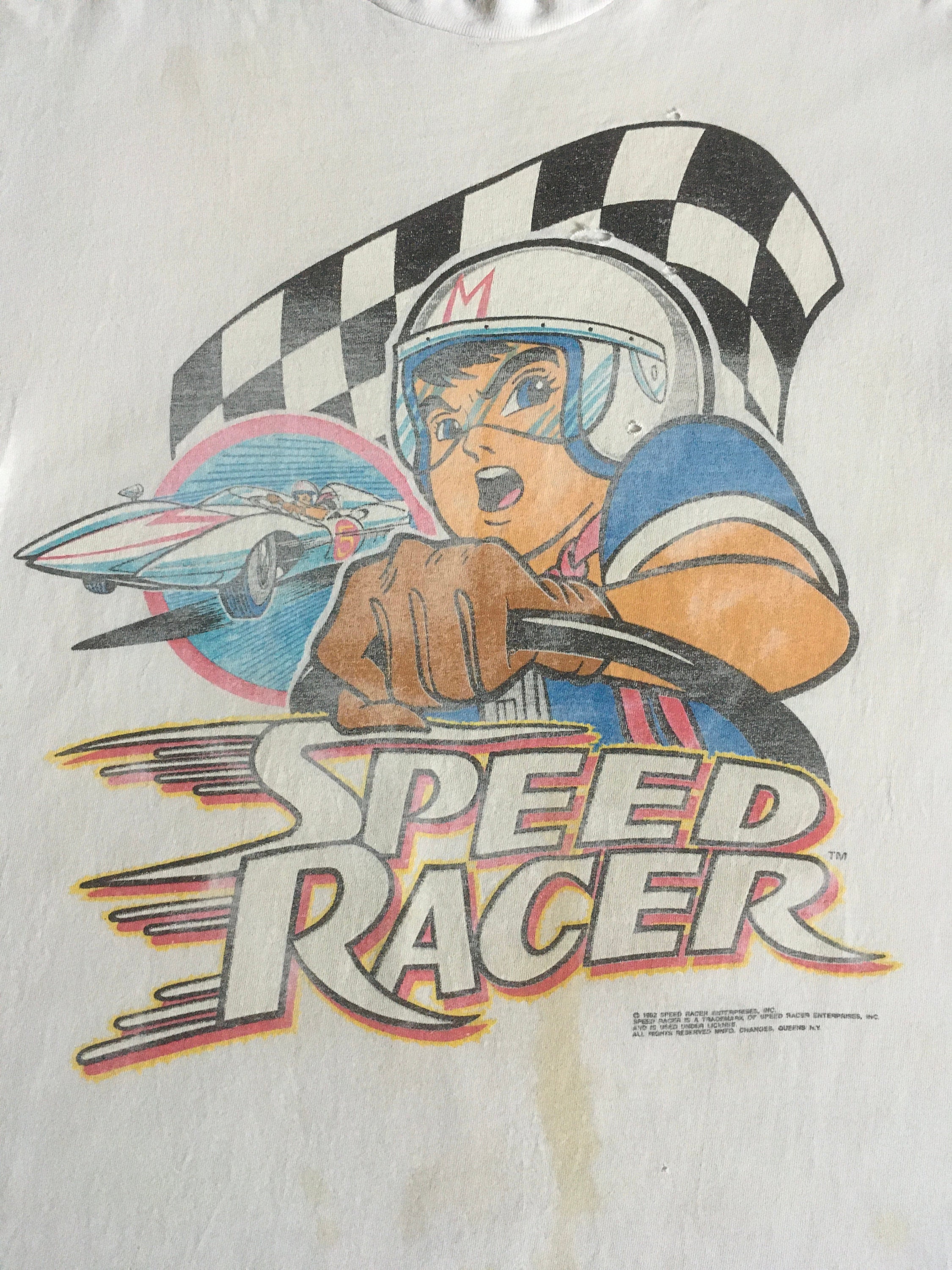 Vintage 90s Speed Racer T Shirt 1992 Ss Mach Gogogo Changes