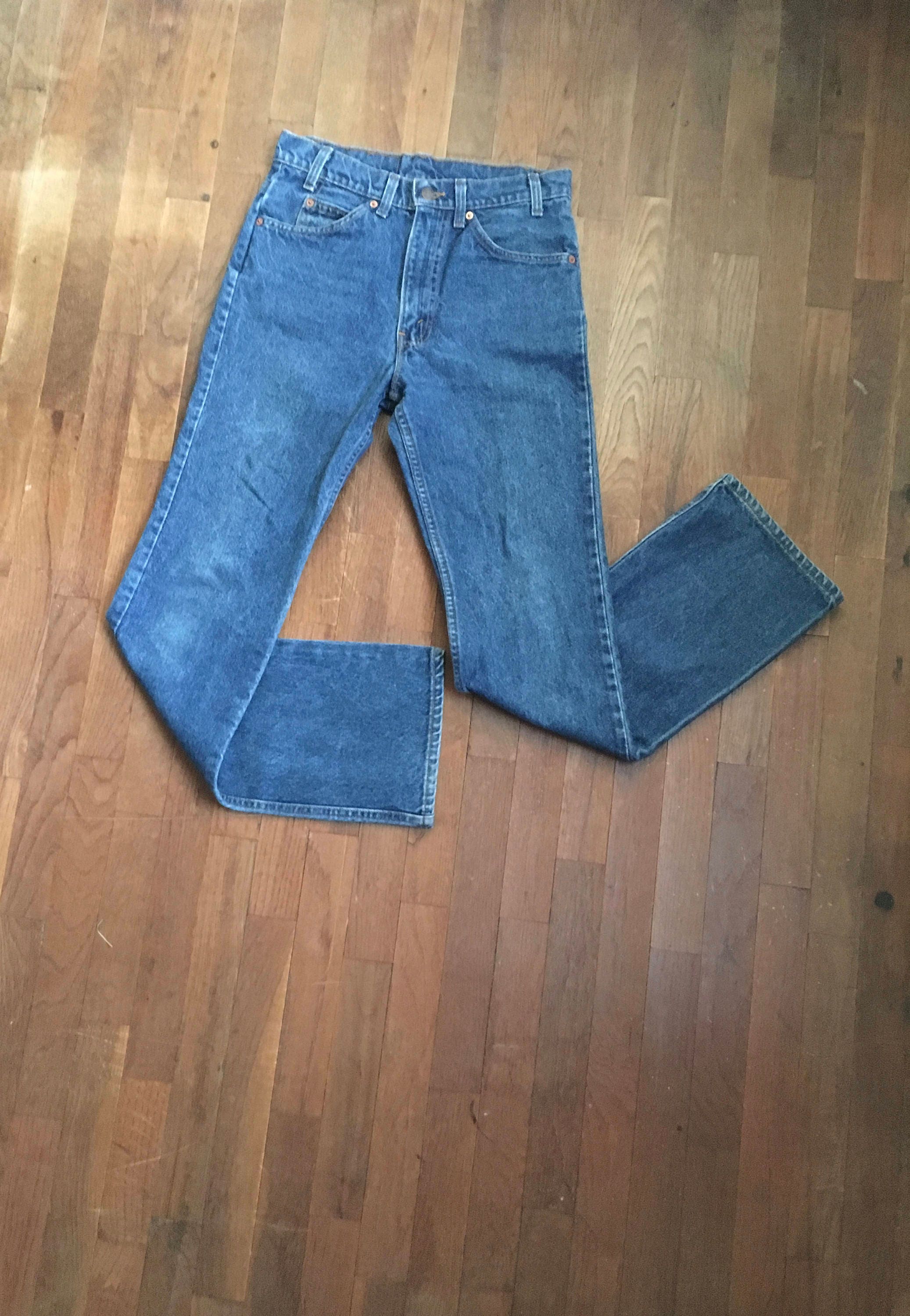 Vintage Levis 517 0217 Dark Wash Blue Jeans Made in Usa 30 X