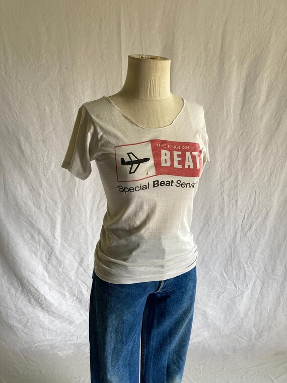 Vintage 80s the English Beat T Shirt Special Beat Service 1982