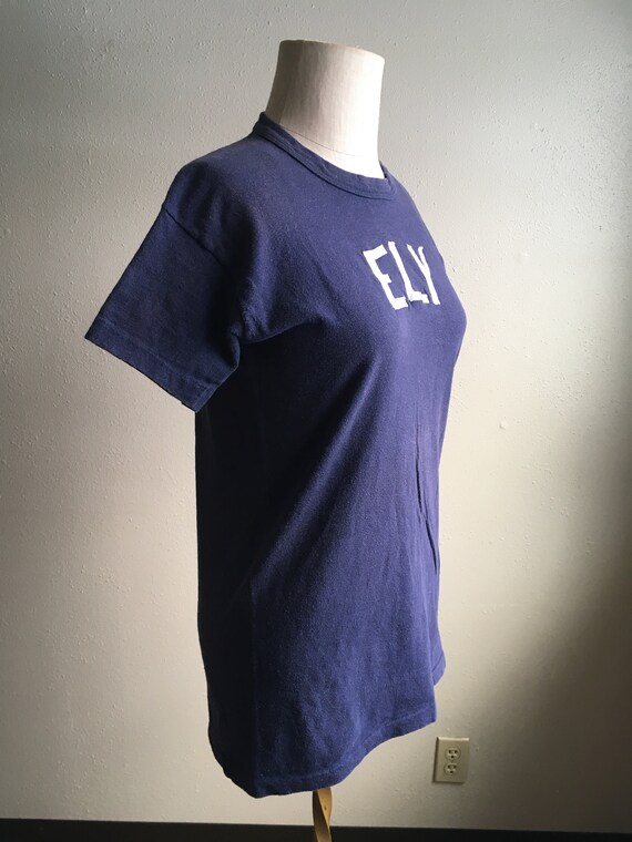 vintage 60s russell southern company ELY navy blue co… - Gem