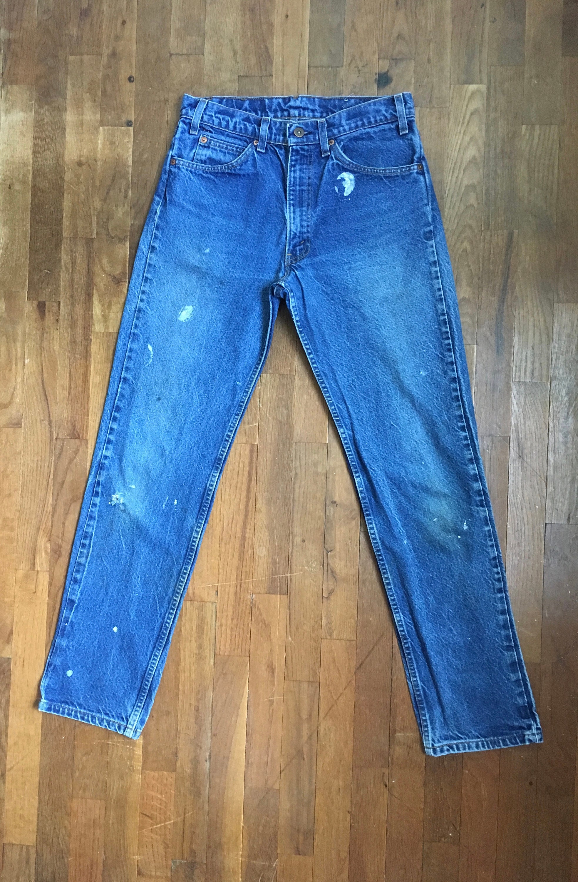 Vintage Levis 505 0217 Blue Jeans Orange Tab Denim Made in | Kong