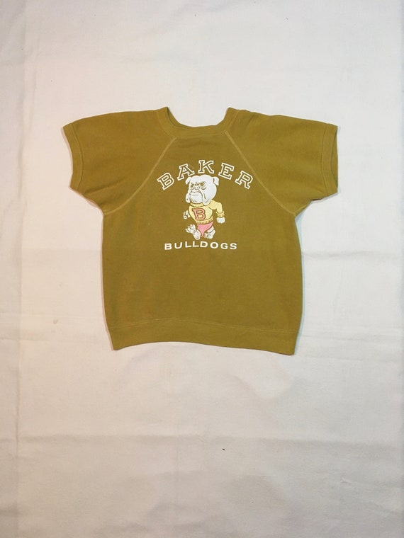 vintage 50s baker bulldogs raglan sportswear colle