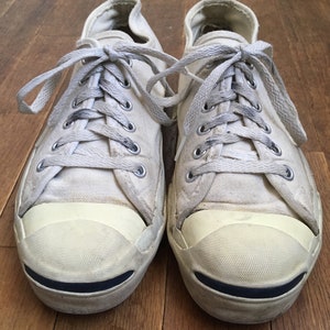 Vintage Jack Purcell Converse White Canvas Sneakers Made in Usa - Etsy