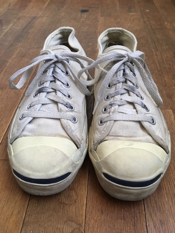 vintage jack Purcell converse white canvas sneake… - image 3