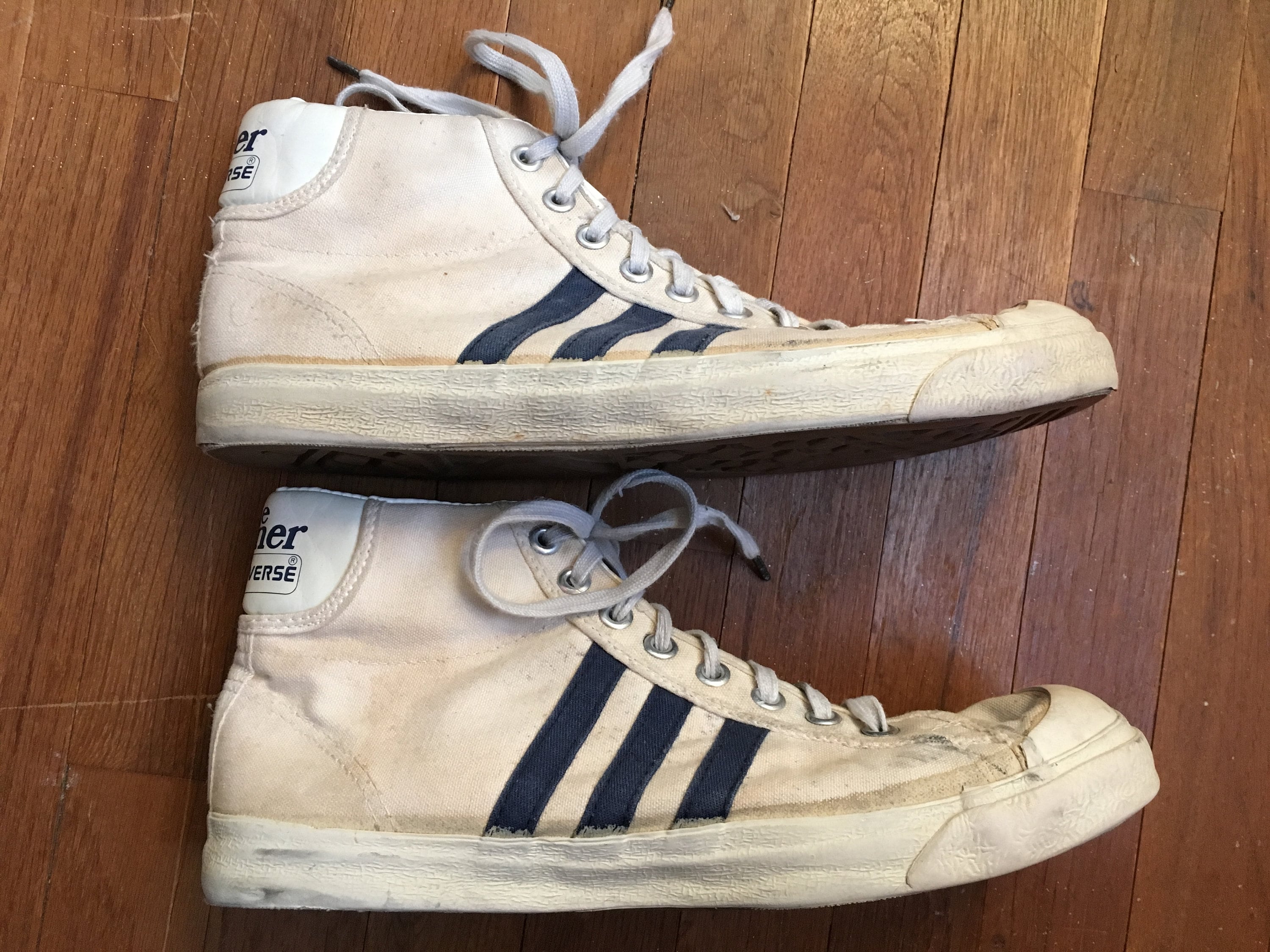 Converse retro stripe high tops deals