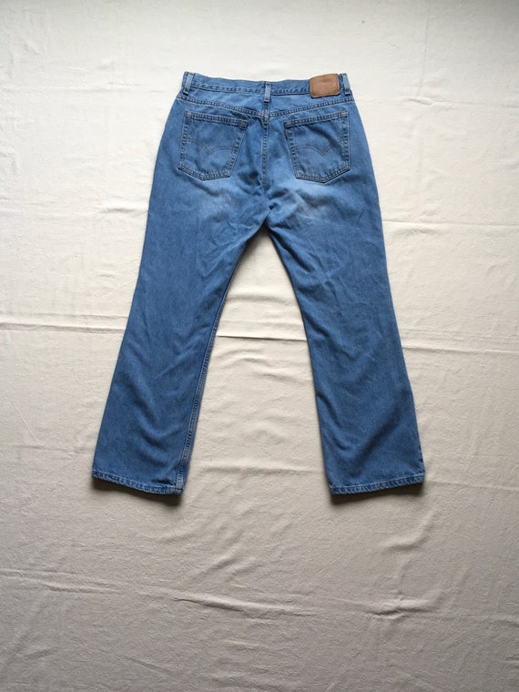 Vintage Levis 515 Made in Usa Boot Cut Lower Rise Blue Jeans - Etsy