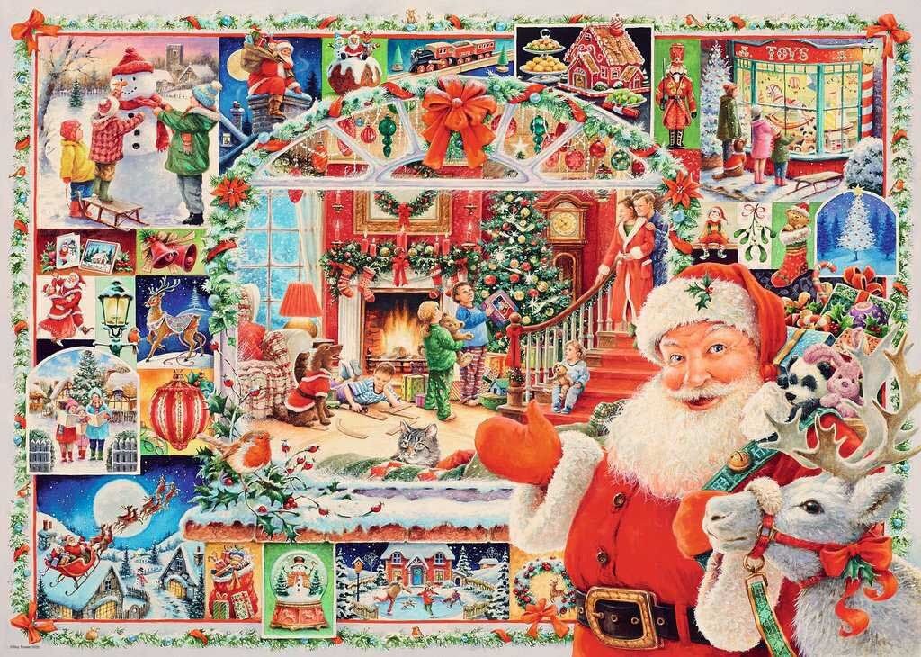 1000 Stück RAVENSBURGER Puzzle Weihnachten kommt Etsy