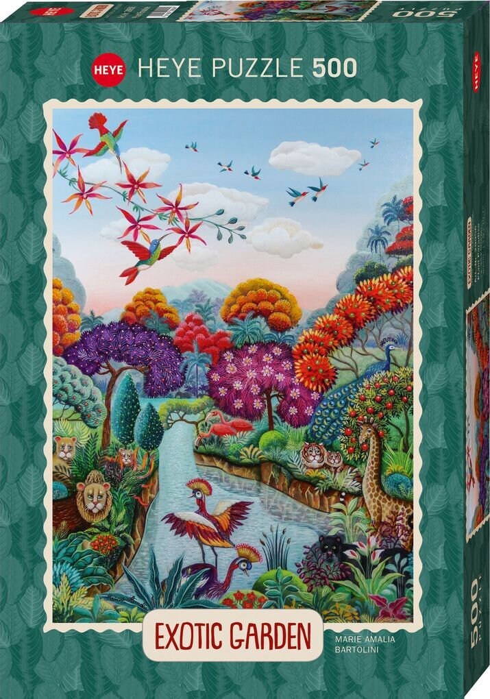 1000 Pieces HEYE Jigsaw Puzzle Exotic Garden Collection Etsy