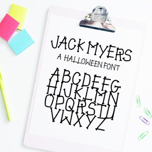 SVG Schriftart SOFORTIGER DOWNLOAD &quot;Jack Myers&quot; Bones Hand beschriftete Halloween Schriftart, geschnitten Datei, Monogramm, Schriftart, geschnittene Schriftart, dxf Schriftart, Dekor, Party, Handwerk