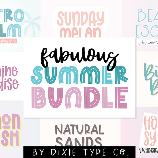 Hawaiian Font Cricut Etsy