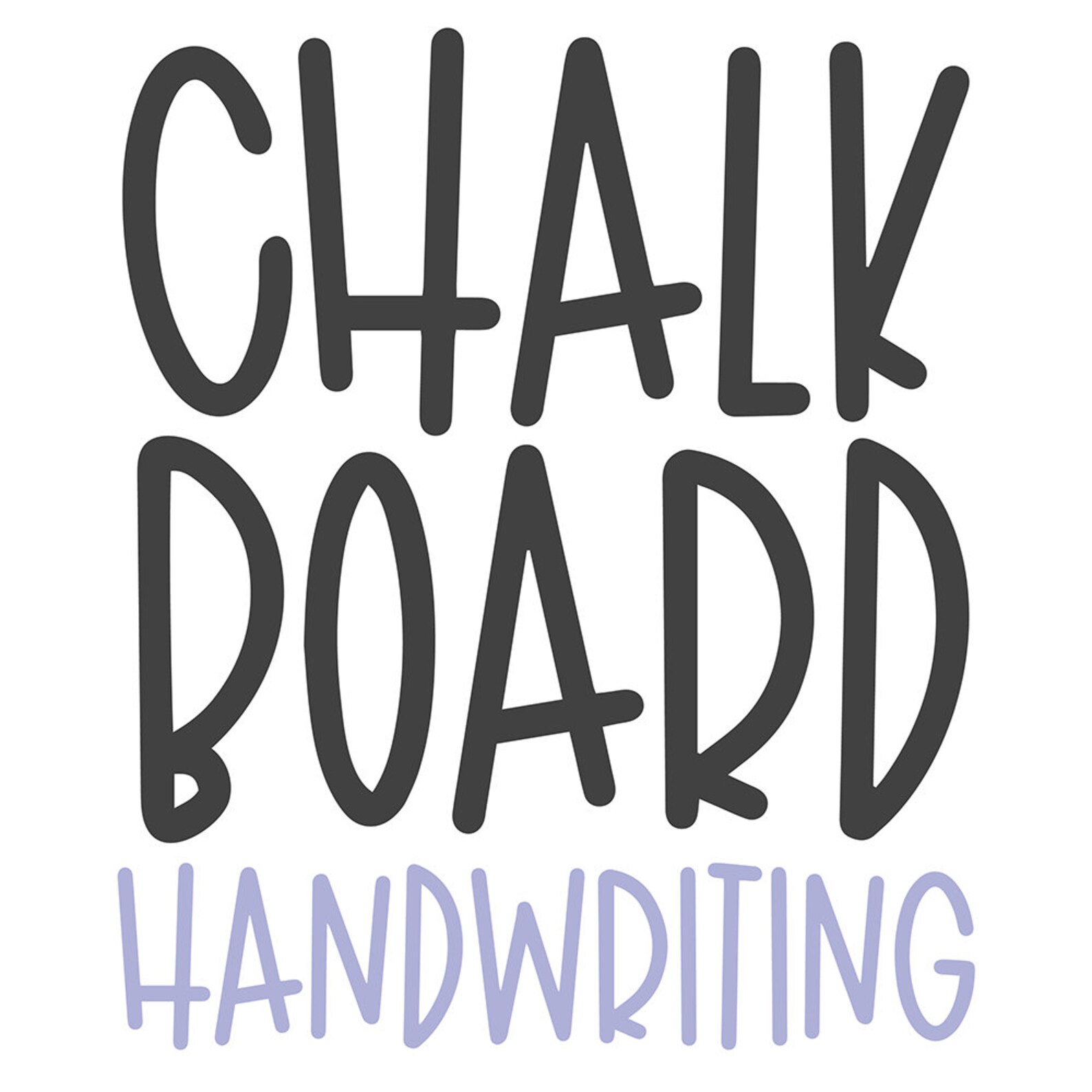 Instant .OTF Font chalkboard Kids Handwriting Etsy