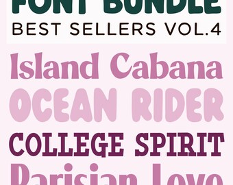 Best Sellers Font Bundle, bold modern title fonts, cricut font bundle, display font bundle, luxury font, sports, sporty, bubble fonts