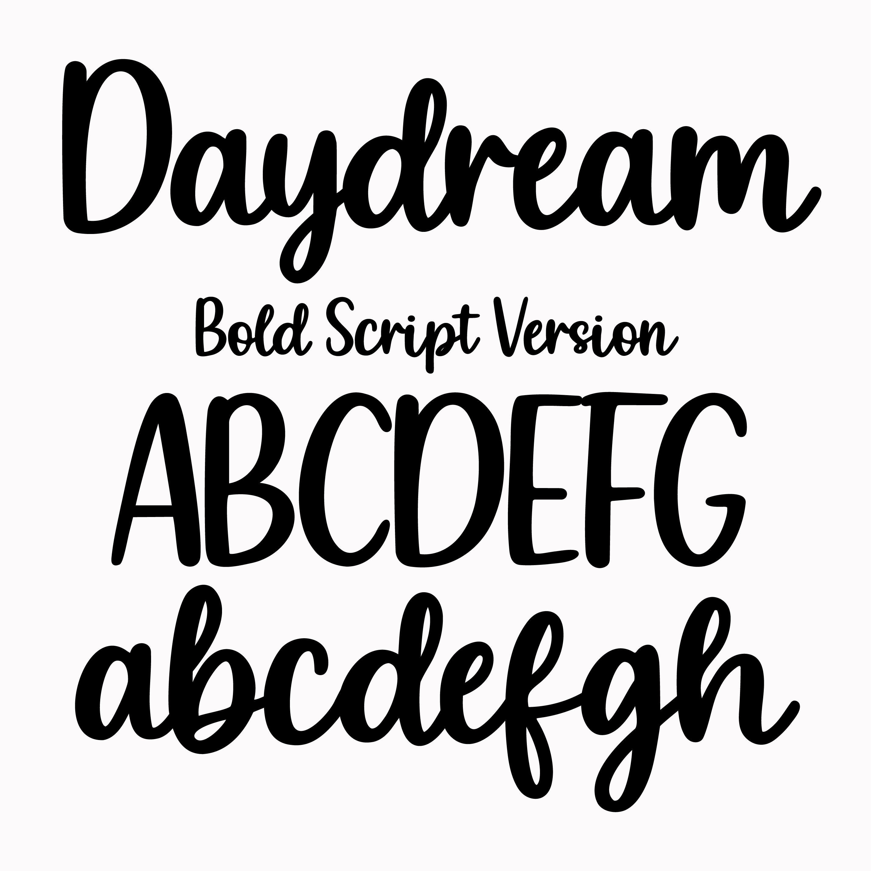 Daydream Font - Etsy