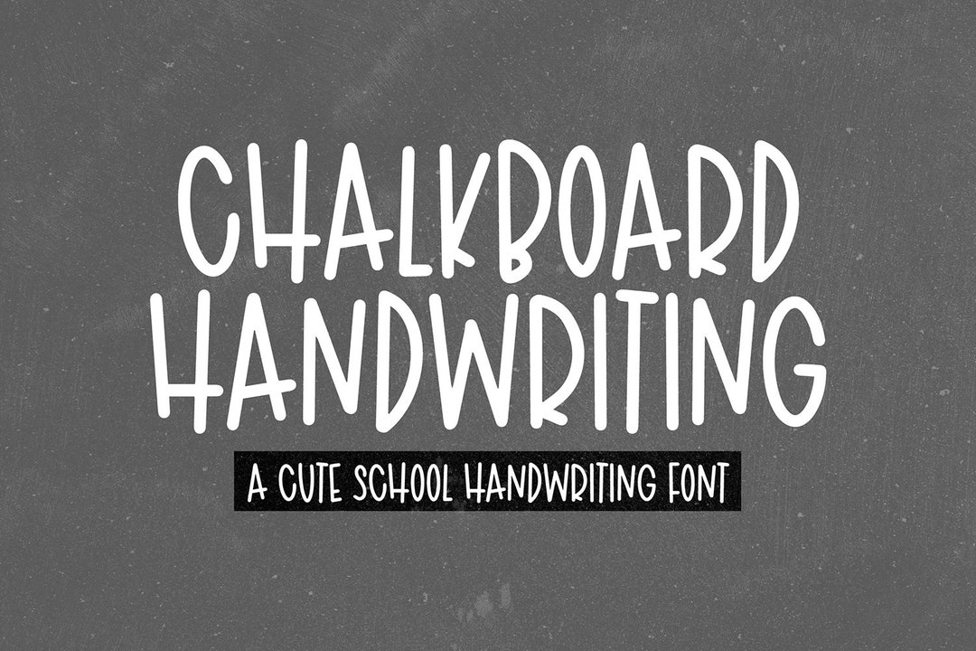 Instant .OTF Font chalkboard Kids Handwriting Font, Cute Fonts, Girly ...