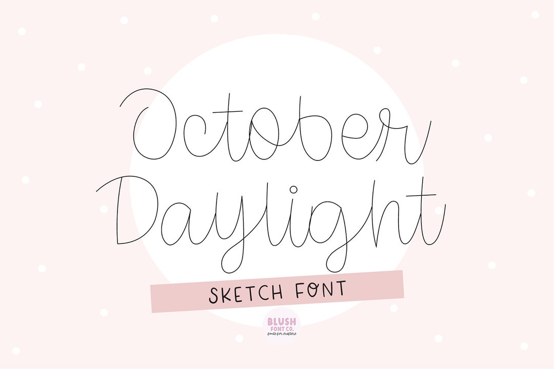 INSTANT .OTF Sketch Font 