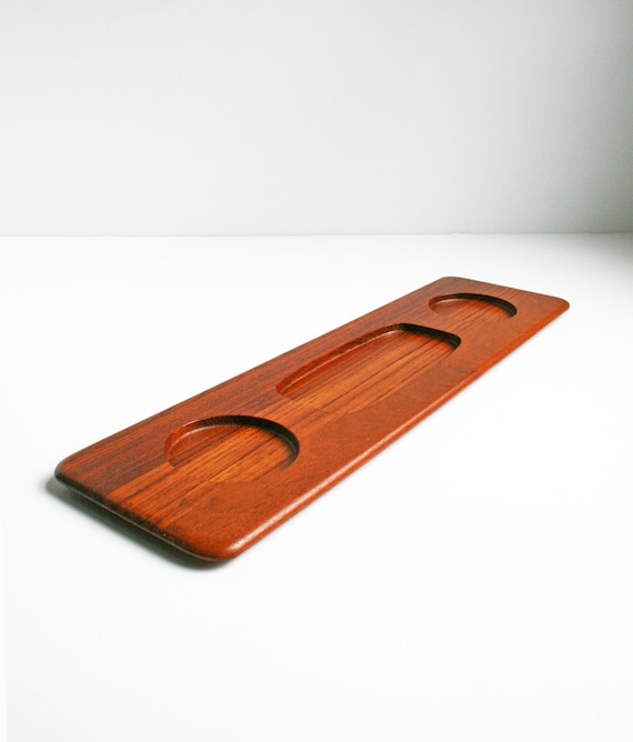Danish Modern Digsmed Teak Long Tray Server Mid Century - Etsy