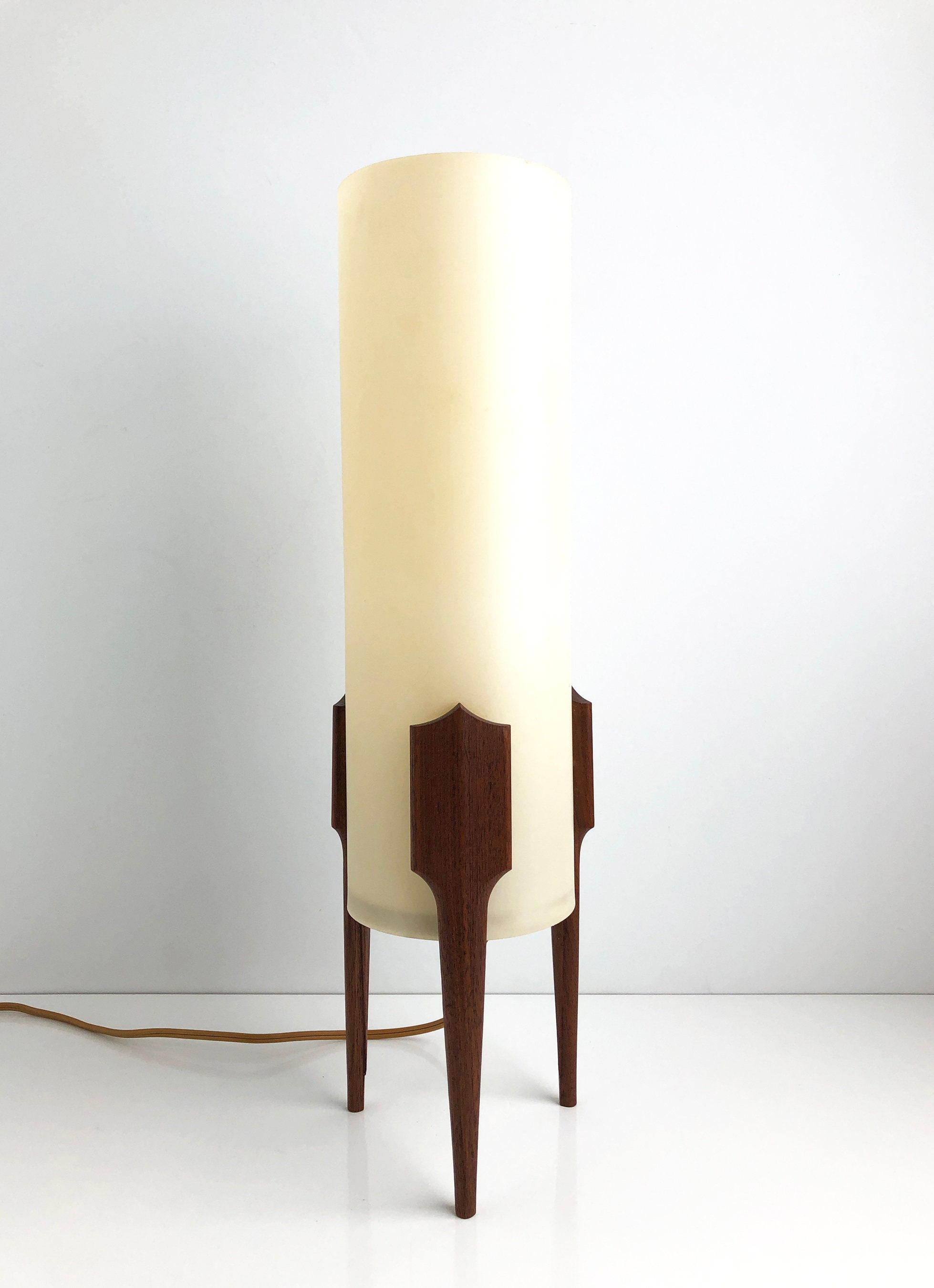 RARE Tony Paul Westwood Walnut Table Lamp Mid Century - Etsy