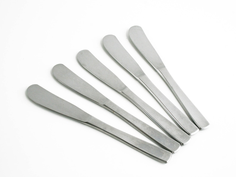 Gense Facette Paddle Butter Spreader Sweden Stainless Flatware 5pc