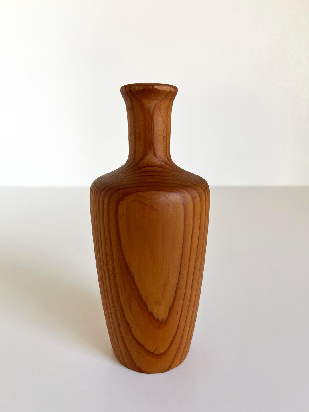 Vintage Studio Craft Wood Bud Vase Weed Pot Mid Century - Etsy