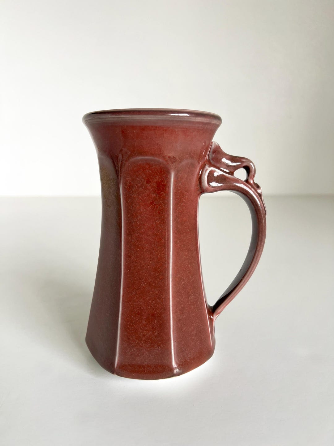 Mid Century Studio Pottery Pitcher Vase Stoneware Artist Signed - Etsy