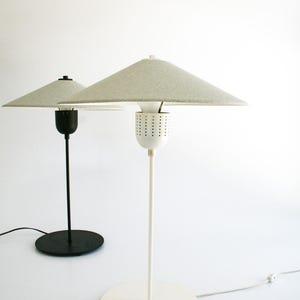 Mid Century White Metal Desk Table Lamp Vitrika Danish Modern