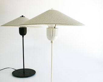 Mid Century White Metal Desk Table Lamp Vitrika Danish Modern