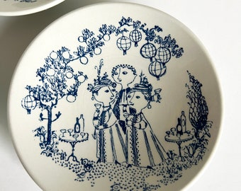 Bjorn Wiinblad Siesta Bowl Dish Nymolle Denmark Mid Century - Etsy