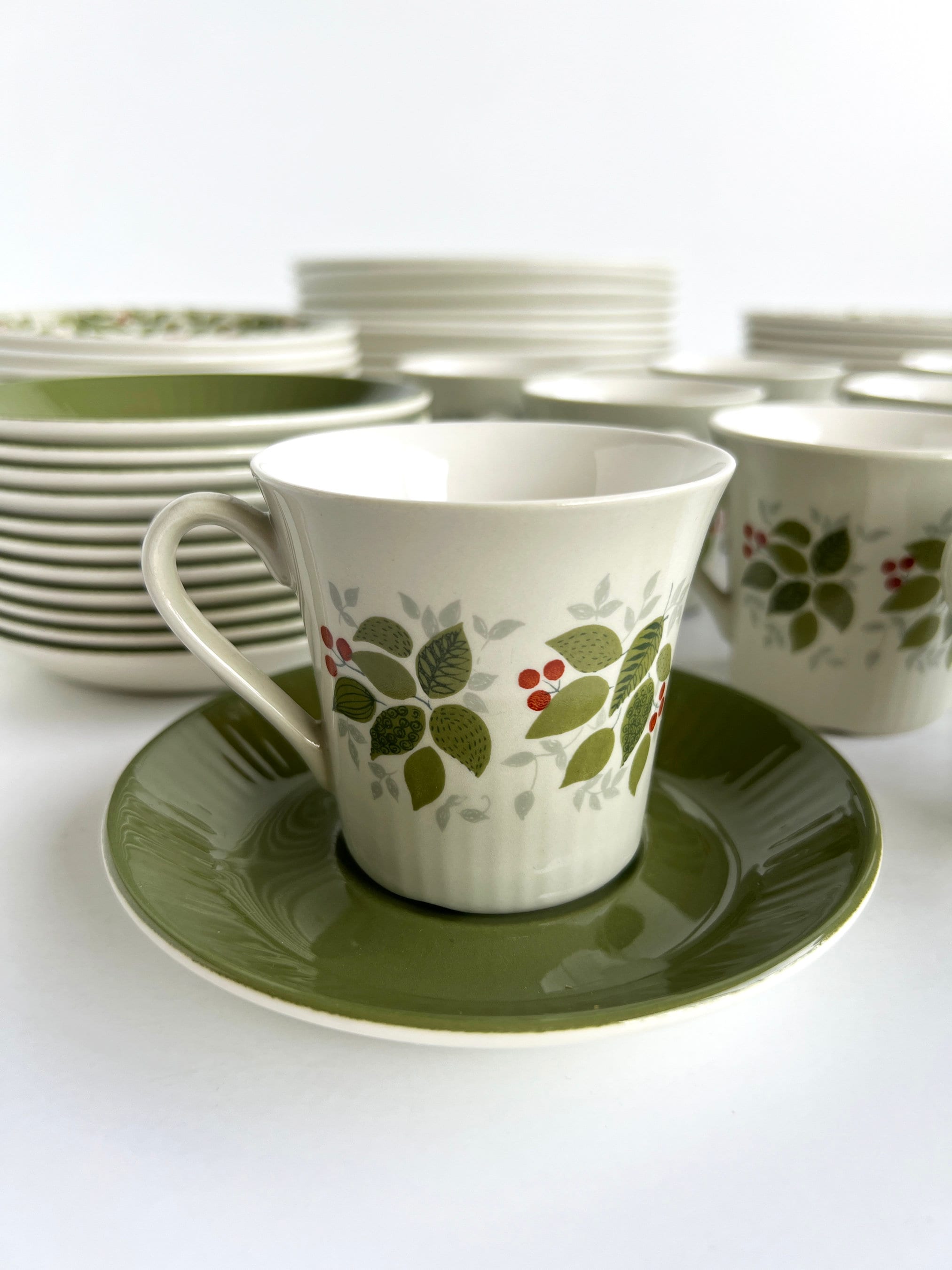 Figgjo Flint Norway Brazil Tea Coffee Cup Saucer Turi Gramstad