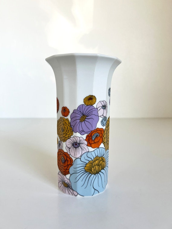 Rosenthal Patras Polygon Vase Tapio Wirkkala Alain Le Foll Flower