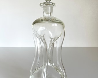 Holmegaard Kluk Kluk Clear Glass 13" Large Decanter Bottle Danish Modern Mid Century