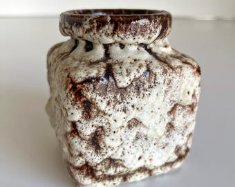 Vintage Jopeko Keramik Vase Fat Lava West German Ceramic Pottery Mid Century
