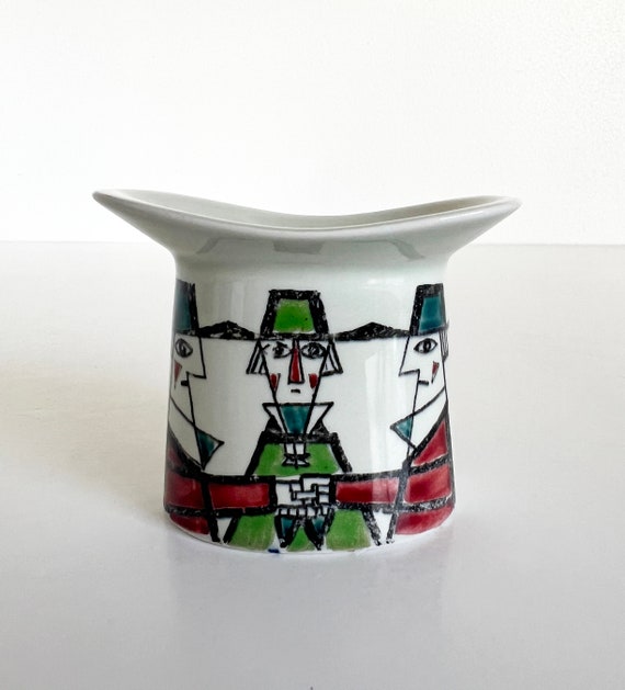 Rorstrand Sweden Polka Vase Carl Harry Stalhane Scandinavian Mid