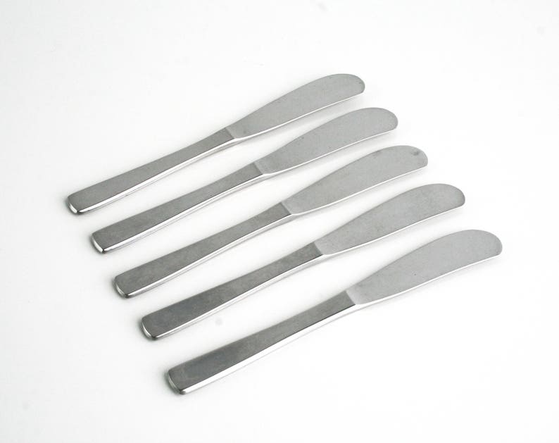 Gense Facette Paddle Butter Spreader Sweden Stainless Flatware 5pc