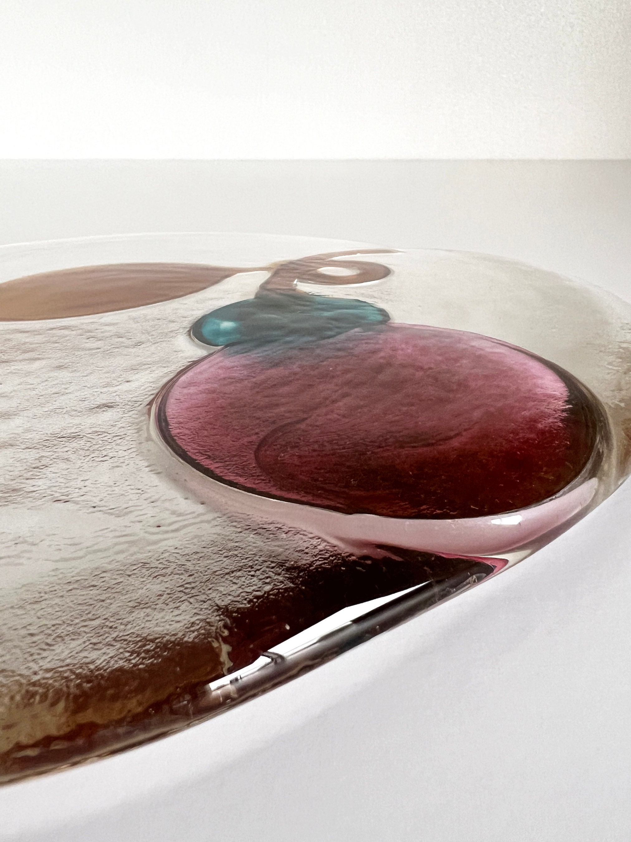 RARE Oiva Toikka Riippu Hanging Wall Art Glass Suncatcher Arabia