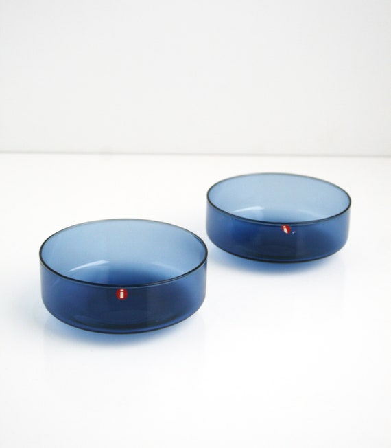 timo sarpaneva iシリーズ ガラスボウル フィンランド Timo Sarpaneva I-series Iittala Blue Glass 4
