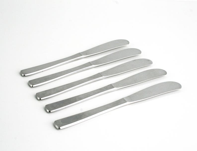 Gense Facette Paddle Butter Spreader Sweden Stainless Flatware 5pc
