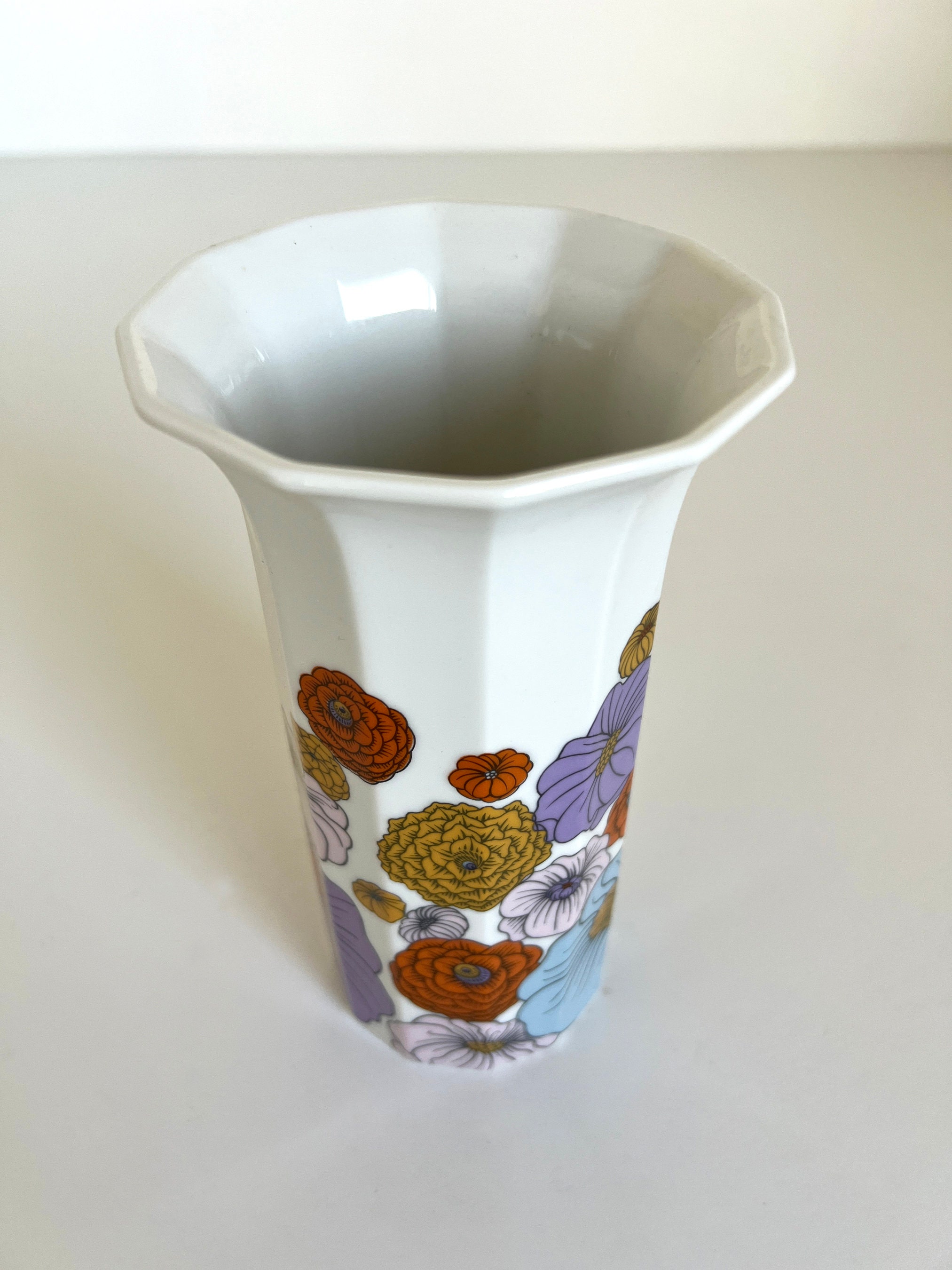 Rosenthal Patras Polygon Vase Tapio Wirkkala Alain Le Foll Flower