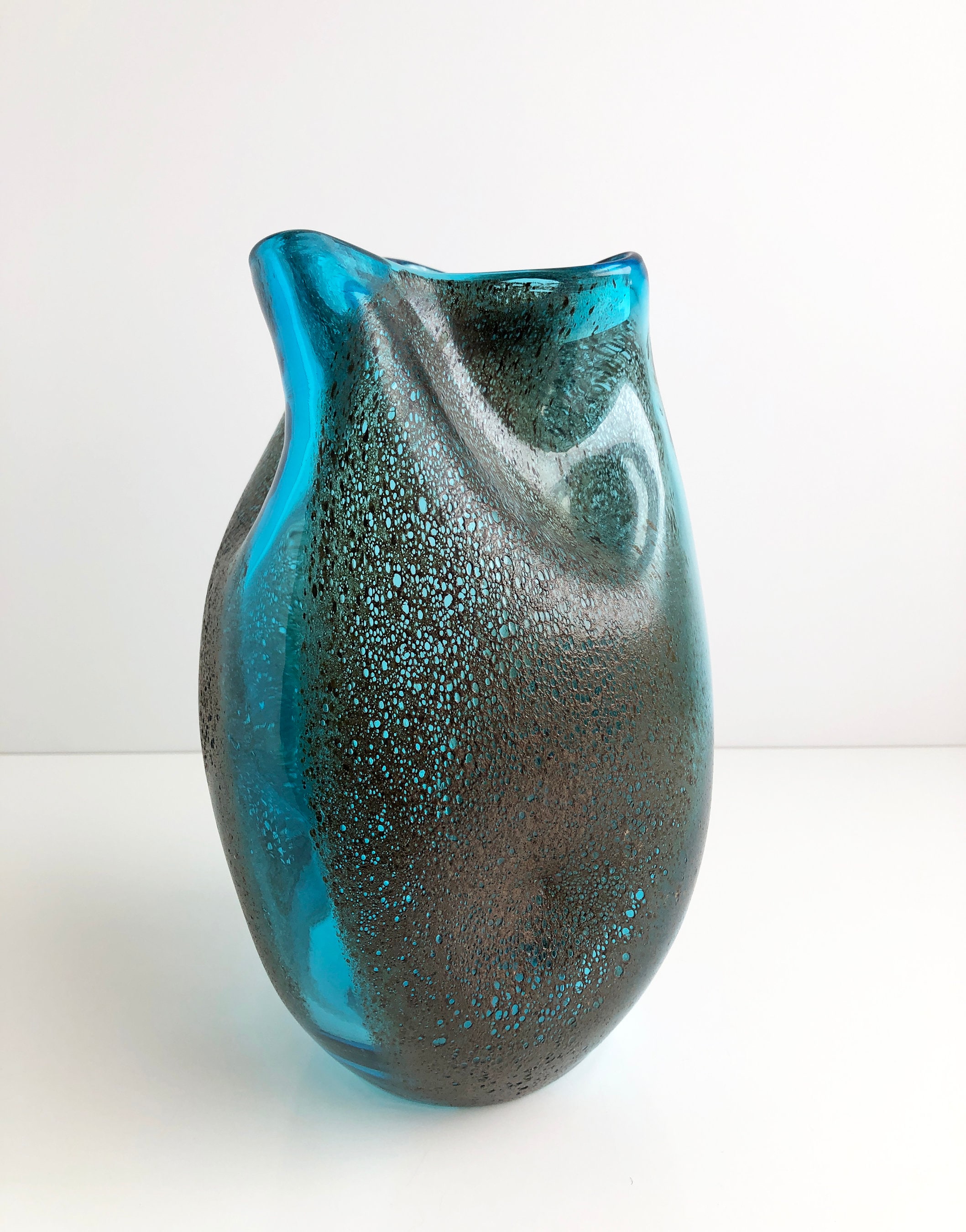 barovier toso バロヴィエール&トーゾ　フラワーベース Barbarico Ercole Barovier Toso Style Glass Vase Murano Italian Mid