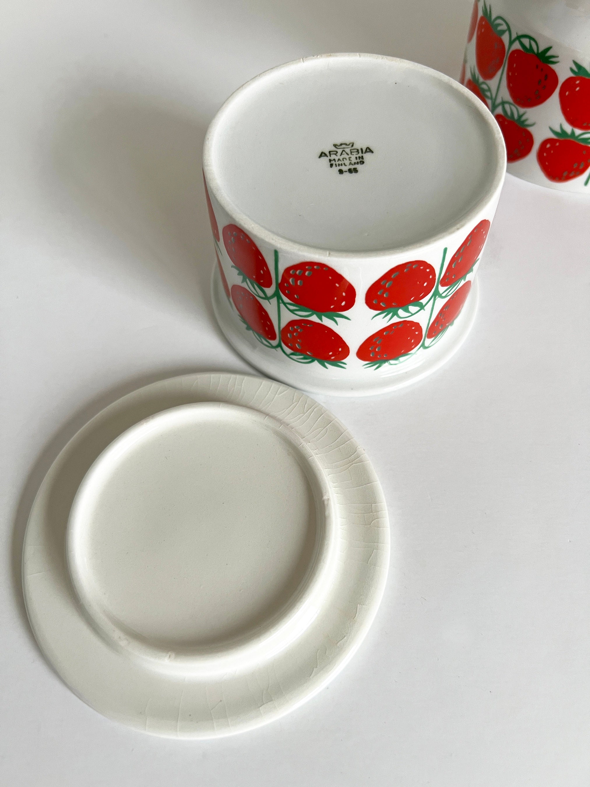Pomona Arabia Finland Strawberry Jam Jar Pot Raija Uosikkinen