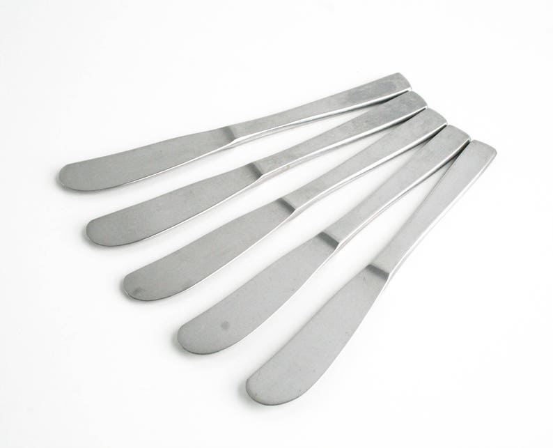 Gense Facette Paddle Butter Spreader Sweden Stainless Flatware 5pc