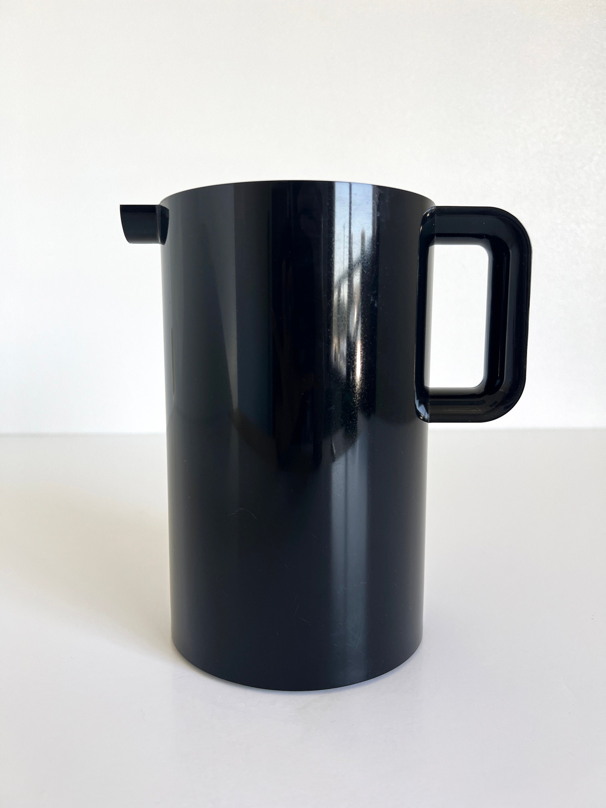 Heller Massimo Vignelli Melamine Pitcher Black Mid Century - Etsy