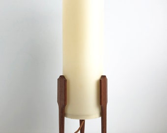 RARE Tony Paul Westwood Walnut Table Lamp Mid Century